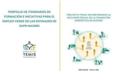 Porfolio de proyectos gestionados por entidades de EAPN Madrid y sobre los nichos de empleo verde