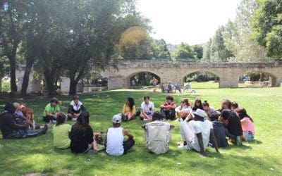De La Kalle al Campo.                       Acción final de uno de los procesos participativos para una transición ecológica justa.